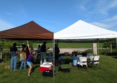 potluck 2017 tents